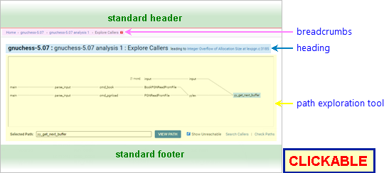 Annotated Screenshot: Explore Callers Page